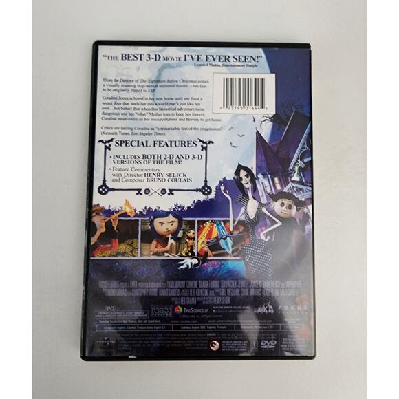 Coraline 3d/2D (DVD, 2009) - Picture 2 of 2
